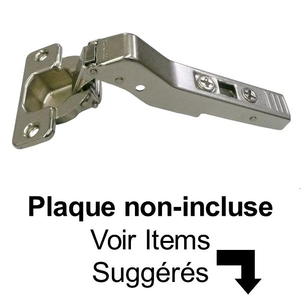 Image de Penture Blum 45° Clip Top Sans Goujons (À Visser)