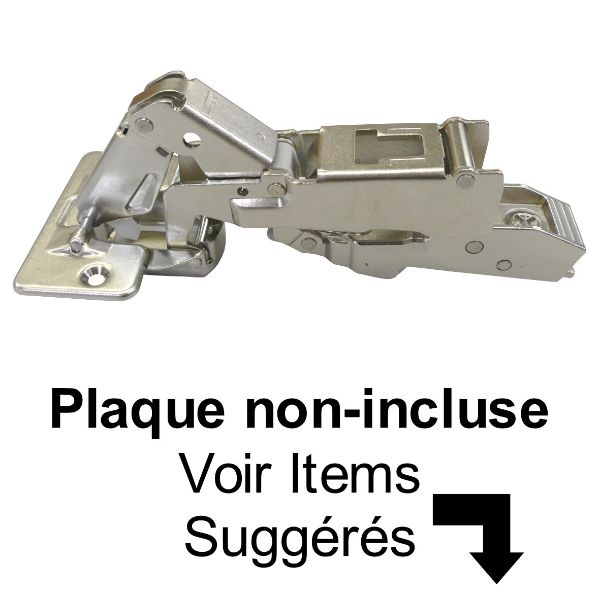 Image de Penture Blum 170° Clip Top Sans Goujons (À Visser)