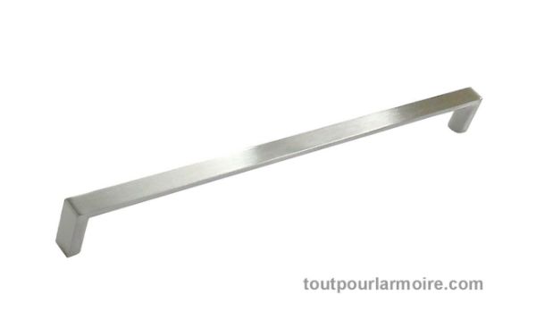 Image de Poignée d'Armoire Nickel Brossé Collection Kara 320 mm (12 5/8 ")