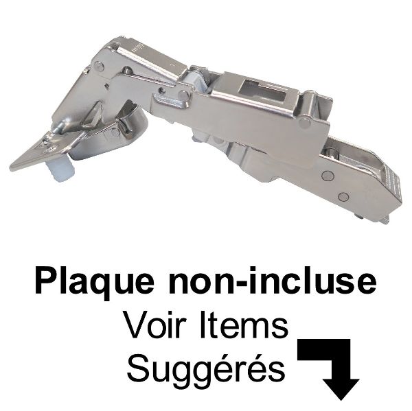 Image de Penture Blum 170° Clip Top Avec Goujons (À Enfoncer avec Pentureuse)