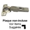 Image de Penture Blum pour Porte Épaisse Clip Top Sans Goujons (À Visser)