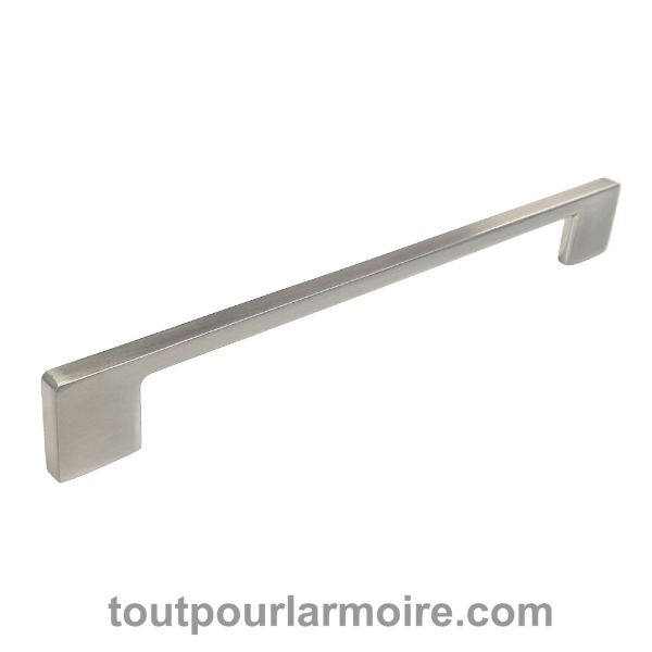 Image de Poignée d'Armoire Toscane Nickel Brossé 192 mm (7 9/16 ")