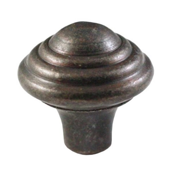 Image de Bouton Cible Cuivre Antique en Fonte