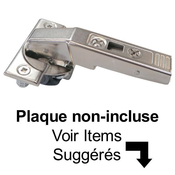 Image de Penture Blum Coin Mort Clip Top Avec Goujons (À Enfoncer avec Pentureuse)