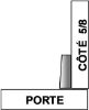 Image de Penture Blum 107° Clip Top Avec Goujons (À Enfoncer avec Pentureuse)