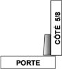 Image de Penture Blum Demi-Recouvrement Sans Ressort Ajustement de Base